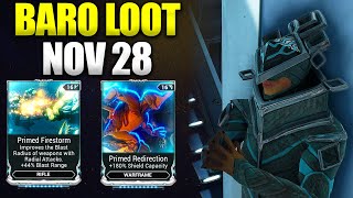 New Cosmetic & Devstream Omni Forma Today! Baro Ki'Teer November 28!