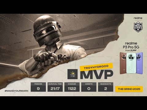 SOLO 9 FINISHES IN BGIS GRIND GROUP-B 🔥🥶|| MVP IS BACK 🤯|| BGIS ROUND 3 ✅ || TroyHydrooo