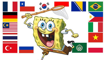 SpongeBob in different languages meme