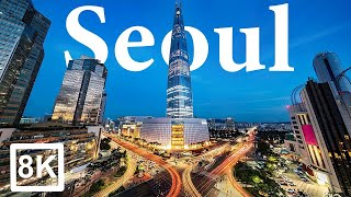Seoul In 8K Ultra HDR 120 FPS With Relaxing Music 8k TV