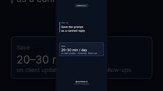 Stop Typing Emails From Scratch — Gmail + AI Reply Workflow (60s)