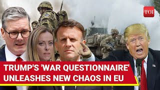 ‘Count Your Troops…’: Trump’s Big Dictate Unnerves European Allies Amid Russia-Ukraine Talks | Putin