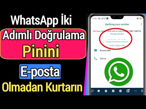 WhatsApp İki Adımlı Doğrulama Pini E-posta Olmadan Nasıl Kurtarılır [2022] | WhatsApp Pini Sıfırla
