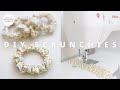 Scrunchies diy  how to make scrunchies with a sewing machine mini size