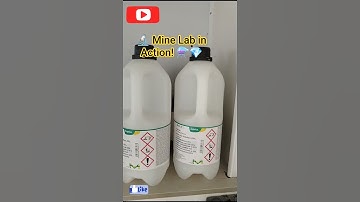 Mineral Analysis in the Mine Laboratory 🔬⛏️ #shortvideo