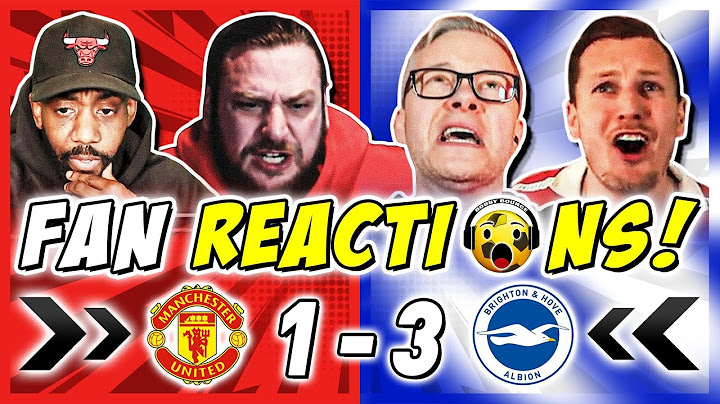 MAN UTD FANS RAGING 😡 REACTION TO MAN UTD 1-3 BRIGHTON | PREMIER LEAGUE FAN REACTIONS