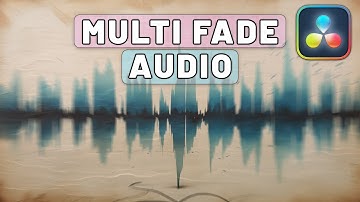 Fade MULTIPLE AUDIO Files At Once In Davinci Resolve