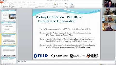 "Building & Managing a Public Safety UAS Program" - Nine Ten Drones