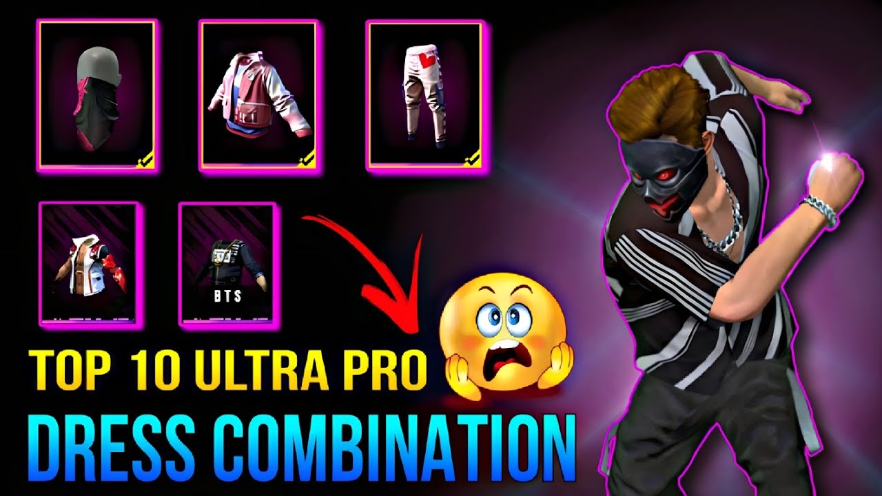 Top 10 Ultra Pro Dress Combination in Free Fire Best Dress Combination Free Jankuss Gamer
