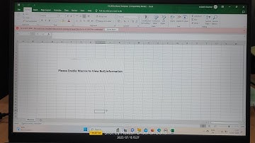 Please Enable Macros to View BoQ information || View BoQ || BoQ Issue || Enable Macros BoQ