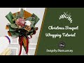 🎄🍎 Simple Christmas Bouquet Wrapping Tutorial || Flower Bouquet Tying & Wrapping Ideas & Techniques