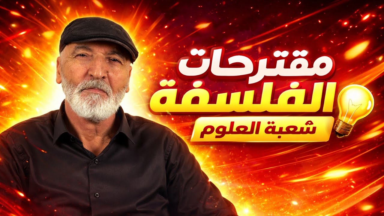 عاجل ‼️ مقالات الفلسفة شعبة العلوم 💥 