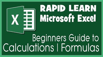 Rapid Learning | Learn Formula and Calculating in Excel - BODMAS | Microsoft Excel Course