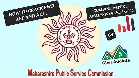 MPSC  2023+2024 MAINS CIVIL ENGG PAPER 1 COMBINE ANALYSIS …