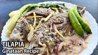 Paano magluto ng GINATAANG TILAPIA | Ginataang Isda Recipe