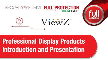 VIEWZ - Professional Display Products Introduction and Presentation 2020/04/06