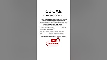 C1 Certificate Advanced English (CAE) Listening Practice 2024 - Part 2 #cae #caexams #learnenglish