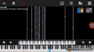 Game of thrones piano android screenshot 2