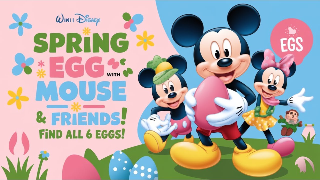Spring Egg Hunt with Mickey Mouse & Friends! Find All 6 Eggs!