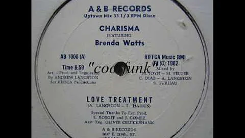 Charisma Feat Brenda Watts - Love Treatment (12" U...