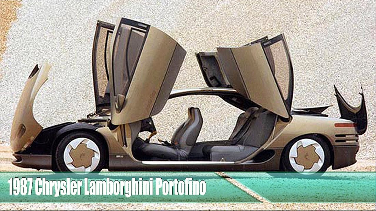 Amazing But Forgotten Concept Cars: 1987 Chrysler Lamborghini Portofino