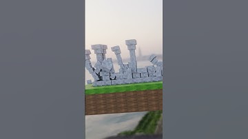 Blender 3D , EEVEE Render , Minecraft blocks