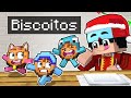 COMI TODOS OS BISCOITOS DO MINECRAFT