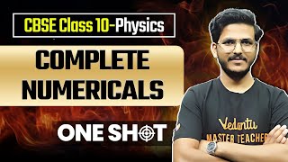 CBSE 10 Science: Complete PHYSICS Numericals in One Shot🎯| Board Exam 2025 | Sandeep Sir Wealth