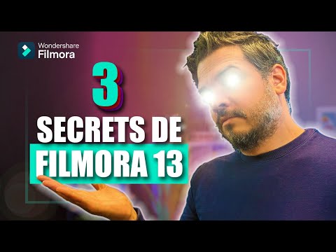 3 SECRETS de FILMORA 13 - comment faire du montage avec Filmora 13