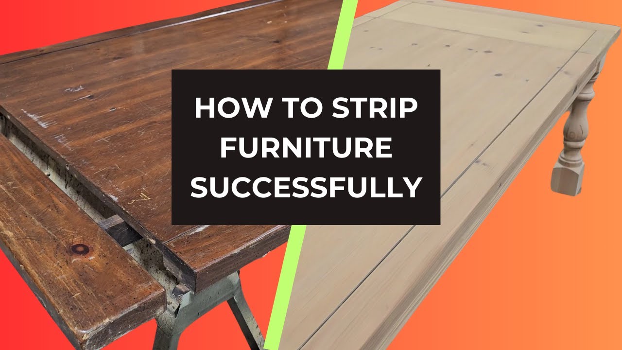 How To Strip Furniture Successfully: Works for Paint and Varnish - YouTube