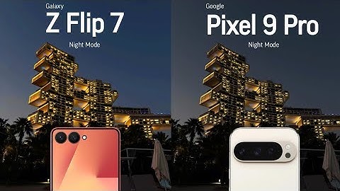 Samsung Galaxy Z Flip 7 vs Google Pixel 9 Pro || Night Mode Camera Test Comparison 