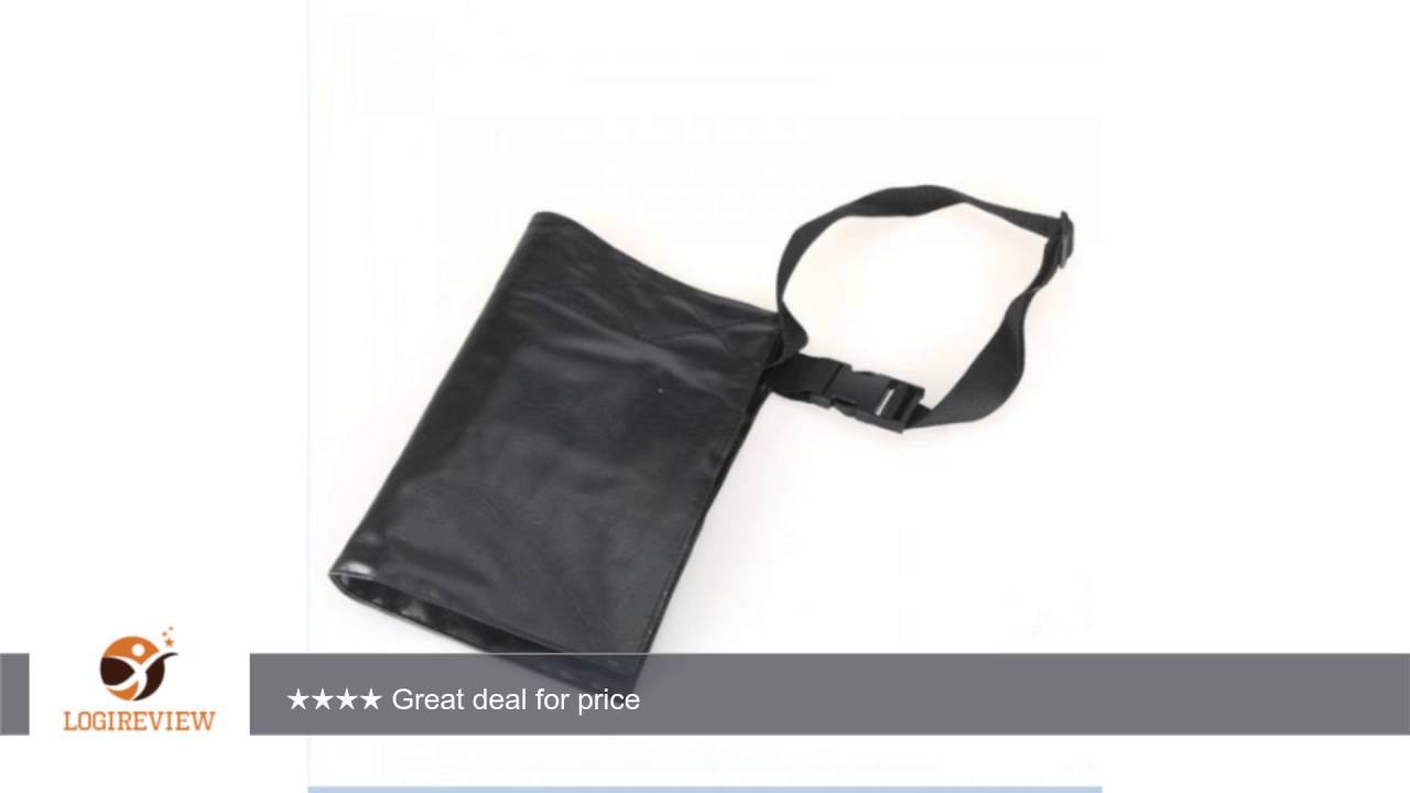 FOONEE PVC Professional Cosmetic Makeup Brush Apron Bag with Artist Belt Strap,Black | Review/Test