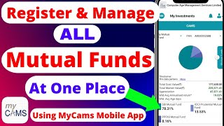 How to manage all mutual funds at one place | How to see all mutual at one place Free | Mycams App screenshot 4