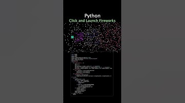 Coding Fireworks in Python | #python #turtle #design #programming #برمجة #تصميم #shorts #learnpython