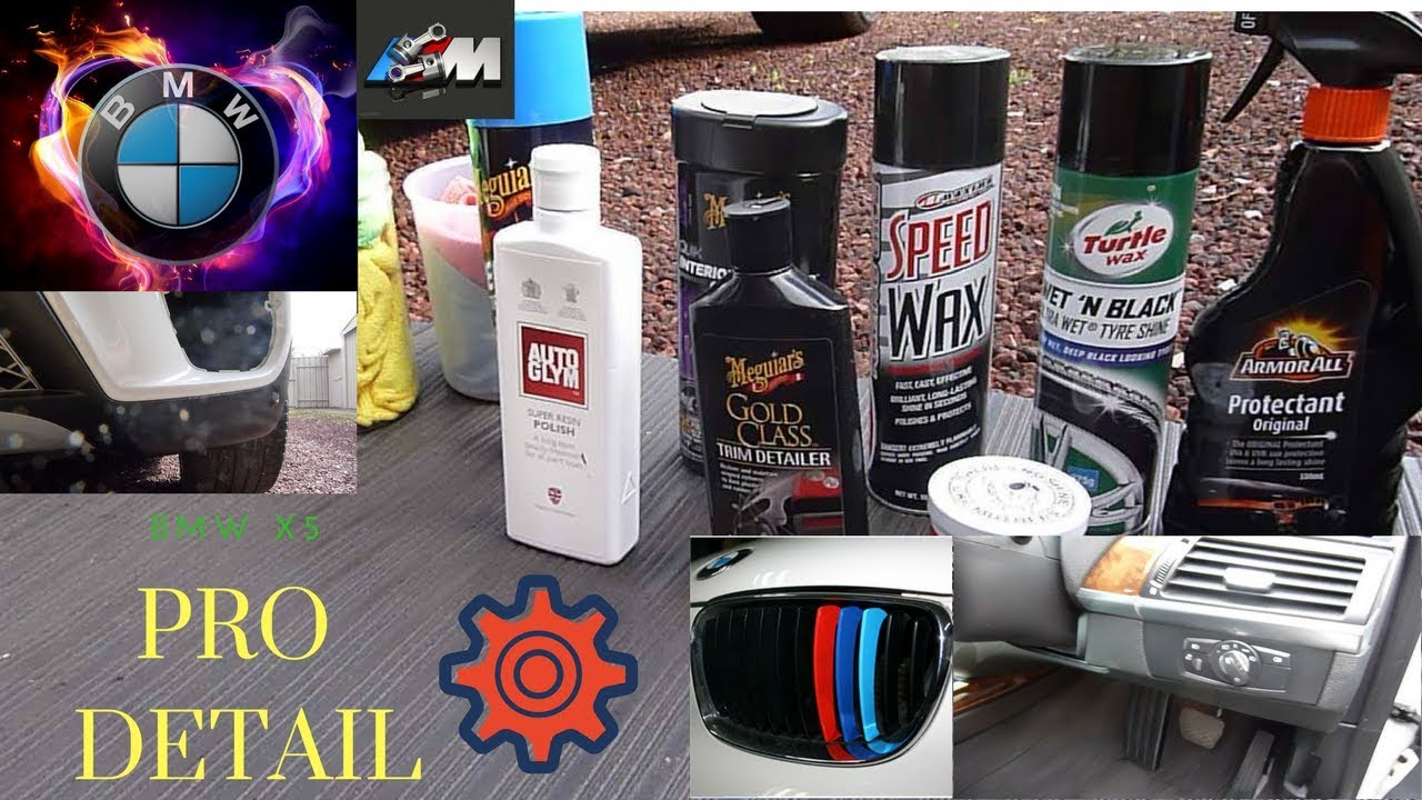 BMW X5 TRIM CLEANING and REPAIR. Polishing Shootout. DIY DETAILING YouTube