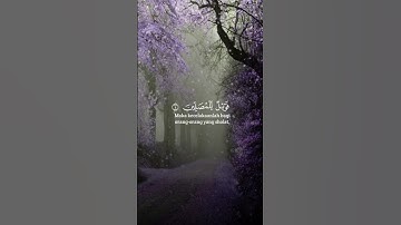 سورة الماعون بصوت الشيخ مشاري العفاسي 🥰❤️❤️🌿