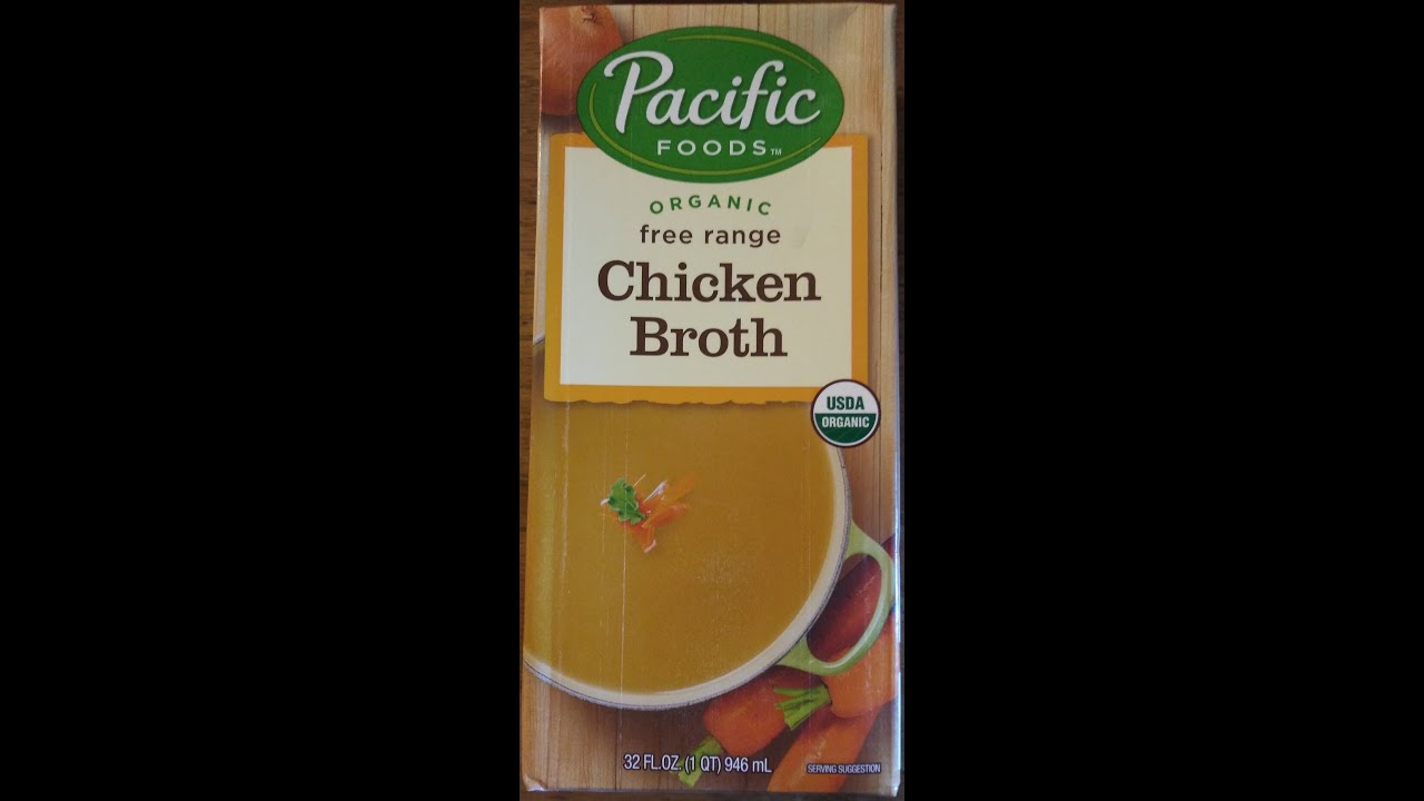 Organic Free Range Chicken Broth, 32 fl oz, Pacific Foods