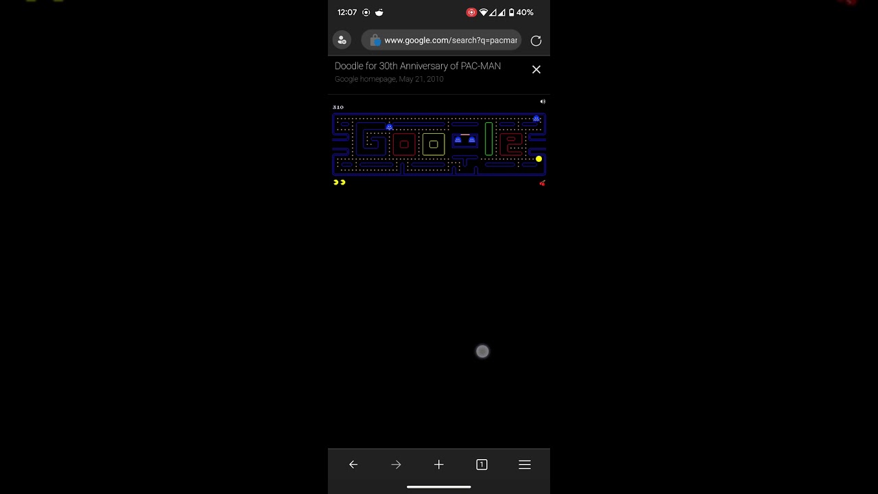 Pac-Man Google Doodle 