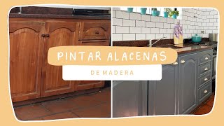 PINTAR ALACENAS DE MADERA