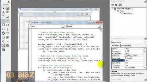 HOW TO CREATE TRANSPARENT FORM IN VB6