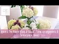 Around The House (Easy & Casual Floral Arrangements & Centerpiece Ideas) | Rachel Talbott