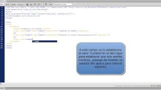Creación formulario básico con validación de campos HTML5