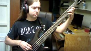 Six Feet Under  &quot;Feasting On The Blood Of The Insane&quot;  (Bass Cover)