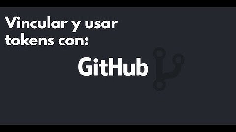 Tokens GitHub