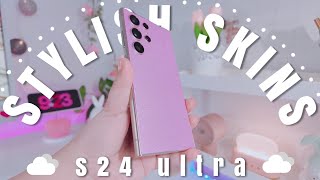 ☁︎ ⋆｡°· stylish skins for the Samsung S24 Ultra that are simply gorgeous. ⋆｡°· ☁︎