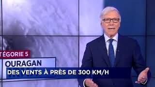 L'ouragan Irma s'approche des Antilles avec des rafales de 360km/h