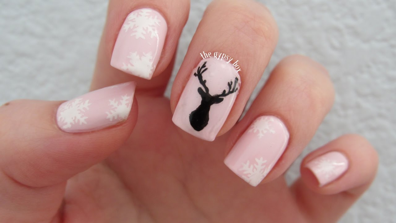 6. Fox and Deer Nail Art for Short Nails - wide 6