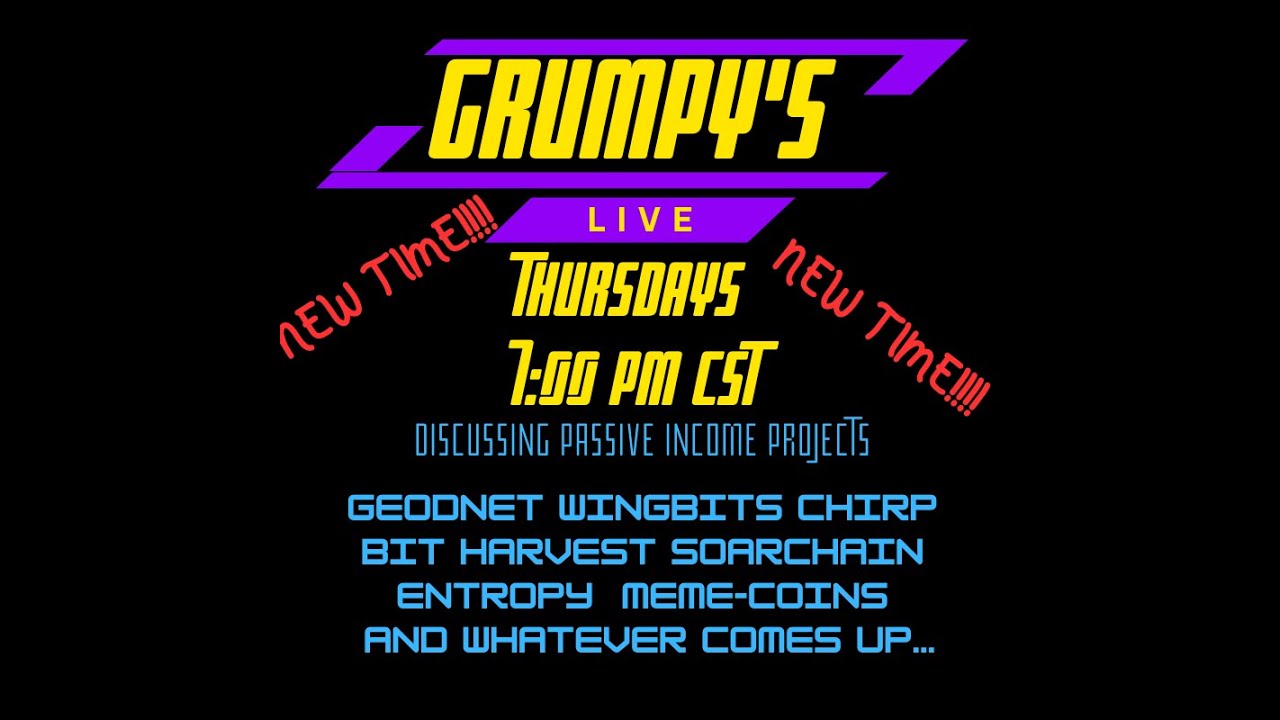 Grumpy Weekly Grumpy's Thursday Live Stream Week in crypto Filmed 11-21-24 - YouTube