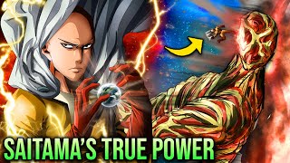 SAITAMA's REAL POWER REVEALED - THIS IS WHY HE'S BROKEN & Got His Powers! Saitama vs God. @Zhoniin