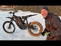 I turn my DIRT BIKE into a HIGHSPEED WINCH.  in under 5 minutes.